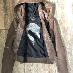 Danier Leather Jacket with Hood